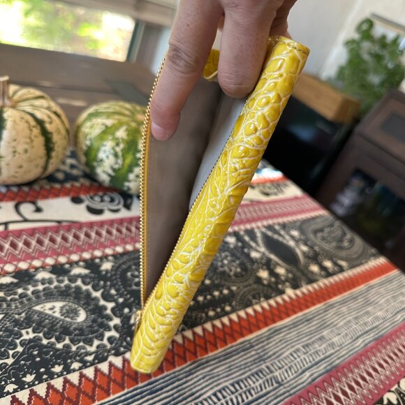 Brahmin Sunflower Yellow Ady Long Snap Wallet, Melbourne, EUC - Picture 9 of 14